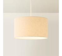 ValueLights | Reni Natural Medium Linen Drum Shade 35cm