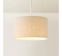 ValueLights | Reni Natural Small Linen Drum Shade 25cm