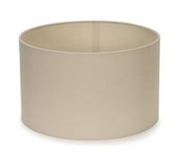 MiniSun | Small Modern Natural Fabric Drum Light Shades | Lamp Shades, Home Décor & Improvement Essential | Set of 2 | 25cm Shade Width