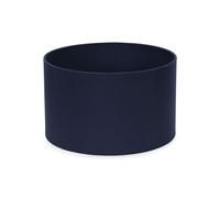 Reni Pair of Fabric Drum Ceiling Lamp Shade ValueLights Navy 10 inches