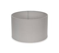 MiniSun | Small Modern Grey Fabric Drum Light Shades | Lamp Shades, Home Décor & Improvement Essential | Set of 2 | 25cm Shade Width
