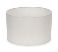 MiniSun | Small Modern White Fabric Drum Light Shades | Lamp Shades, Home Décor & Improvement Essential | Set of 2 | 25cm Shade Width