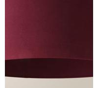 ValueLights | Reni Plum Fabric Drum Ceiling Lamp Shade (D) 45cm | Shades, Home Décor & Improvement Essential