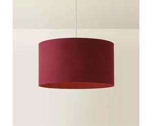 ValueLights | Reni Plum Fabric Drum Ceiling Lamp Shade (D) 45cm | Shades, Home Décor & Improvement Essential