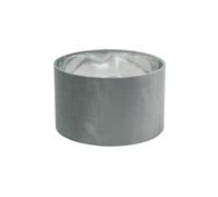 Reni Grey Velvet with Metallic Chrome Inner Pendant Ceiling Lamp Shade and Bulb ValueLights Grey 6 inches