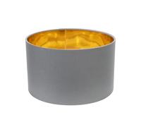 ValueLights | Reni Small Pendant Shade with Grey & Gold Inner | Shades, Home Décor & Improvement Essential | 250mm Shade Width