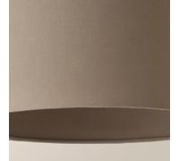 ValueLights | Reni Taupe Fabric Drum Ceiling Lamp Shade (D) 25cm | Shades, Home Décor & Improvement Essential
