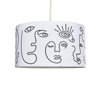 Valuelights Reni White Abstract Ceiling Lamp Shade (D)35Cm
