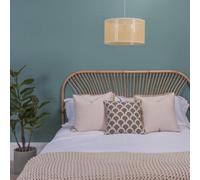 Valuelights Reni Wicker Drum Ceiling Lamp Shade (D)35Cm