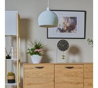 MiniSun | Mini Retro Gloss Pale Blue Arco Style Dome Ceiling Pendant Light Shade | Pendant Lights, Home Décor & Improvement Essential | 20cm Shade Width