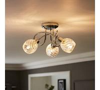 Reyka 3 Way Silver Ceiling Bar Light ValueLights Silver One Size