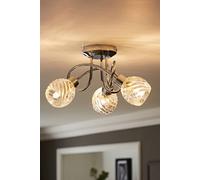 Valuelights Reyka 3 Way Silver Ceiling Bar Light Silver