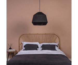 Valuelights Riad Large Black Modern Woven Rustic Ceiling Light Shade Lampshade (D)45Cm