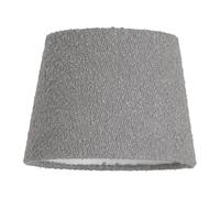 ValueLights | Rory Grey Boucle Fabric Tapered Easy Fit Ceiling Table Floor Lamp Shade | Floor Lamps, Home Décor & Improvement Essential | 220mm Shade Width