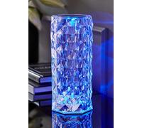 Rose Remote Control RGB Colour Change Crystal Style Touch Desk Table Night Lamp ValueLights Pink One Size
