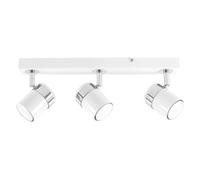 Valuelights Rosie White Ceiling Bar Spotlight And Gu10 Spotlight Led 5W Warm White 3000K Bulbs