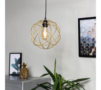 ValueLights Rutherford Gold Ceiling Pendant Shade ValueLights Gold