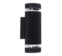 Ryston Black Outdoor Wall-Up Down Light
