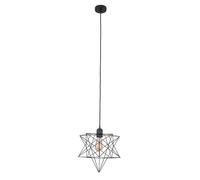 Valuelights Sadira Black Ceiling Light Pendant Black One Size