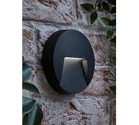 ValueLights | Sam Matte Black Circle IP65 LED Outdoor Wall Light | Wall Lights, Home Décor & Improvement Essential