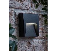 ValueLights | Sam Matte Black Square IP65 LED Outdoor Wall Light | Wall Lights, Home Décor & Improvement Essential