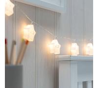Valuelights Set Of 10 Battery Powered Star Fairy String Lights In White White One Size