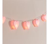 Set of 10 Battery Powered Paper Hearts Fairy String Lights, Decoration Fairy Lights, String Lights for Kids Bedroom