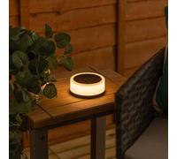 Valuelights Set Of 2 - Solar Powered Outdoor Garden Rgb Colour Changing Multi-Function Tabletop Lights Spike Stake Lights In White White One Size