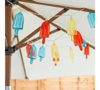 20pc Multicolour Ice Lolly Solar String Lights