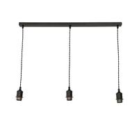 ValueLights | Shaw Diner Bar 3 Drop Matte Black Adjustable Pendant Ceiling Light | Ceiling Lights, Home Décor & Improvement Essential