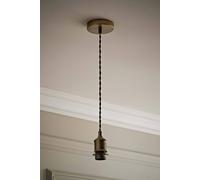 Valuelights Shaw Single Adjustable Brass Chrome Gold Black Pendant Ceiling Light In Bronze Bronze One Size