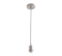 Valuelights Shaw Single Adjustable Chrome Gold Black Pendant Ceiling Light In Silver Silver One Size