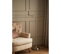 MiniSun | Modern Adjustable Swing Arm Floor Lamp Base in a Brushed Chrome Finish | Floor Lamps & Torchieres, Home Décor & Improvement Essential