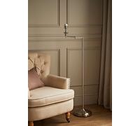 ValueLights Sinatra Brushed Chrome Floor Lamp Base in Metallic Silver ValueLights Metallic Silver