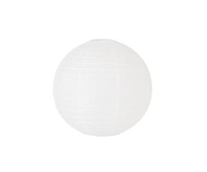 ValueLights | Small 30cm Easy Fit White Paper Globe Ceiling Pendant Light Shade Living Room Bedroom Lampshade | Ceiling Lights, Home Décor & Improvement Essential | Included LED Bulb