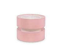 ValueLights | Small Easy Fit Ceiling Light Shade 2 Tier Pendant Drum Lampshade for Living Room Bedroom Hallway - Blush Pink | Shades, Home Décor & Improvement Essential | Included LED Bulb
