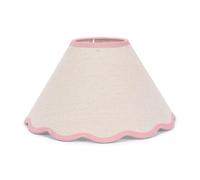 Florie Small Scallop Trim Shade Pink