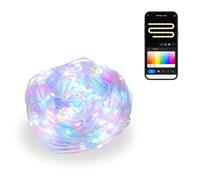 2M x 2M Smart Colour Changing RGBIC Neon Curtain String Lights With Music Sync And App ValueLights Multi One Size