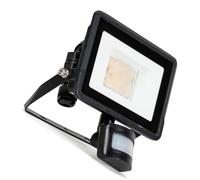 Smart Outdoor Security Floodlight 20W IP44 With App Control And PIR Motion Sensor ValueLights Multi One Size