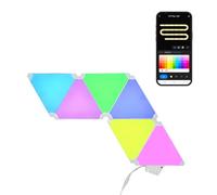 ValueLights | Smart RGBIC Triangle Light Panel Kit, LED Colour Changing, Works with Alexa & Google, App Control Music Sync Wall Panel - Set of 6 | Smart Lighting & Home Tech Improvements Essential