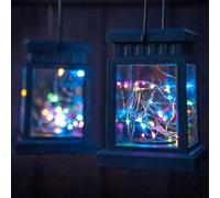 Valuelights Solar Black Outdoor Lantern