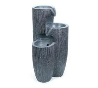 ValueLights | Solar Powered Cascading Water Feature Fountain Outdoor Light | Water Features, Home Décor & Improvement Essential | Logs Design