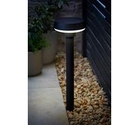 ValueLights Solar Powered LED Matte Black Sensor Outdoor Spike Light ValueLights Black