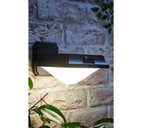 ValueLights Solar Powered LED Matte Black Sensor Outdoor Wall Light ValueLights Black
