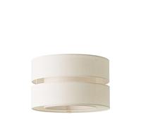 ValueLights | Sophia 2 Tier Natural Linen Drum Ceiling Lamp Shade | Shades & Home Improvements Essential | 300mm Shade Width