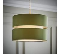 Valuelights Sophia Large Olive 2 Tier Ceiling Light Shade (D)35Cm