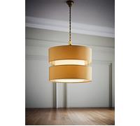 Valuelights Sophia Small 26Cm Drum Easy Fit Ceiling Pendant Light Lamp Shade In Camel Camel 10 inches