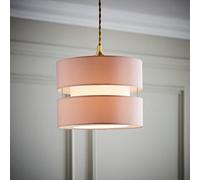 Valuelights Sophia Small Blush 2 Tier Ceiling Light Shade (D)26Cm