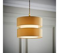 Valuelights Sophia Small Sand 2 Tier Ceiling Light Shade (D)26Cm