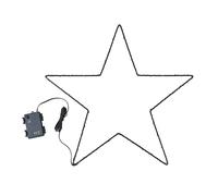 Valuelights Star Black Outdoor Decorative Light Black One Size